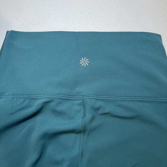 Athleta Transcend Capri Legging Teal‎ Size XS/P Activewear Gym Yoga - Picture 3 of 5